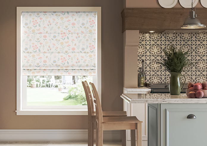 Floral Whimsy, Springtime - Twist&Fit Roman Blind - Image 3